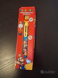 Penna multi colori Super Mario 