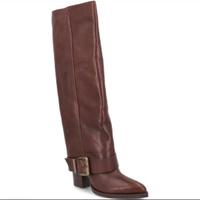 Stivale in cuoio con tacco tinta unita

MIVIDA