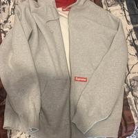 felpa grigia supreme donna 