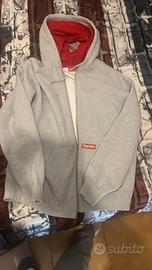 felpa grigia supreme donna 