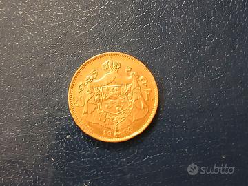 Marengo in oro 20 Franchi Alberto I - Belgio 1914