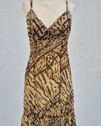 Vestito fantasia animalier usato 2 volte