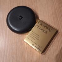 custodia per bite e cristalli di pulizia 