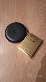 custodia per bite e cristalli di pulizia 