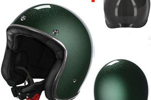 CASCO JET VINTAGE MOTO CAFE RACER CUSTOM STORMER V
