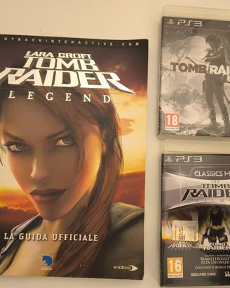 Lotto Tomb Raider PS3 + Guida Ufficiale