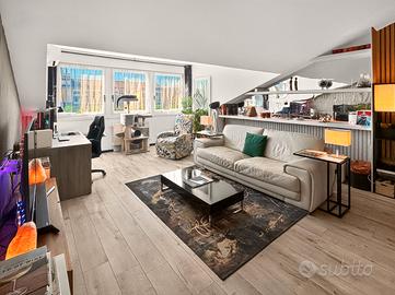 Ampio trilocale finemente arredato