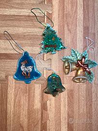 Decorazione natalizie artigianali in resina