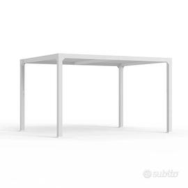Pergola bioclimatica 3x4m da giardino in alluminio