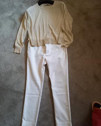 Maglia ZARA e pantalone Stradivarius