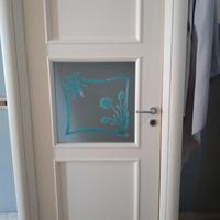 Porta bianca in legno