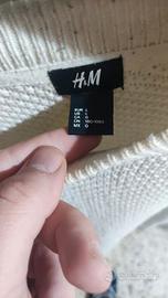 Maglione uomo bianco H&M