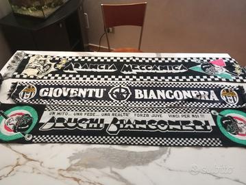 blocco sciarpe ultras Juventus vintage 