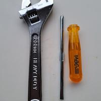 Chiave a rullino +cacciavite reversibile ABC TOOLS