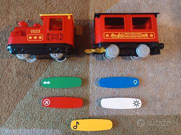 Grande lotto LEGO DUPLO treni + tantissimi binari