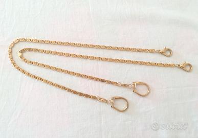 Catenella catena portachiavi Vintage lux dorata