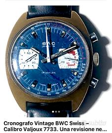 BWC oro cronografo Swiss Valjoux 7733 Regata