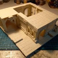 Terrain wargame " ancient mansion" 28mm 32mm 