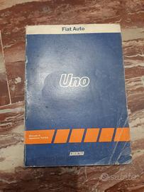 Manuale Officina Fiat Uno originale 430 pag. Raro