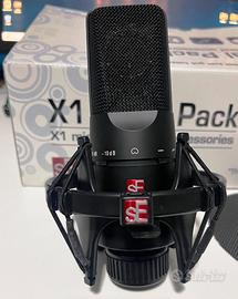 Microfono cardioide SE electronics x1 s vocal pack