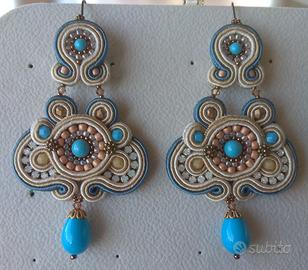 orecchini soutache fatti a mano