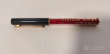 Penna Swarovski Crystalline pl. oro rosa - rossa