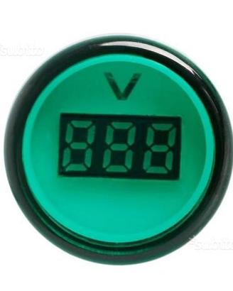 Voltometro digitale led 60-450 V.ac