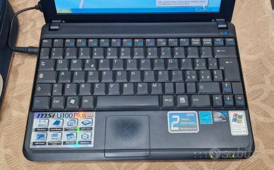Notebook MSI U100 Plus Series
