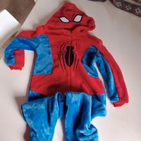 tuta intera spiderman ciniglia 
