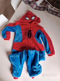 tuta intera spiderman ciniglia 