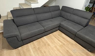 Divano angolare Raffaello Big – grigio