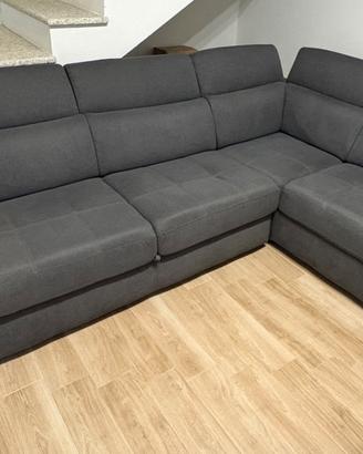 Divano angolare Raffaello Big – grigio