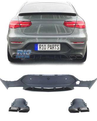 DIFUSORE MERCEDES GLC C253 COUPE 15-19 LOOK AMG GL