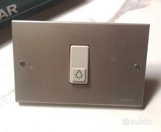 vimar pulsante interrutore 8235 +supporto e placca