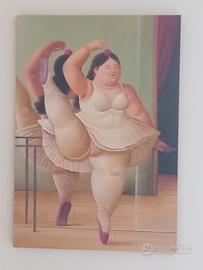 Copia del quadro -Botero La ballerina alla sbarra