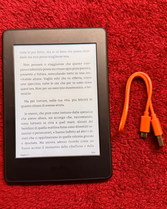 Kindle Paperwhite 7ª Gen 4GB WiFi – nero