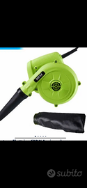 Mini soffiatore e aspiratore 600w