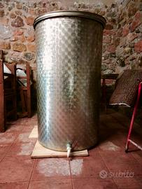 tina acciaio 500 litri