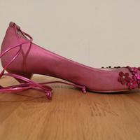 Ballerine Miss Sixty Rosa con fiori