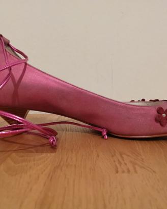 Ballerine Miss Sixty Rosa con fiori