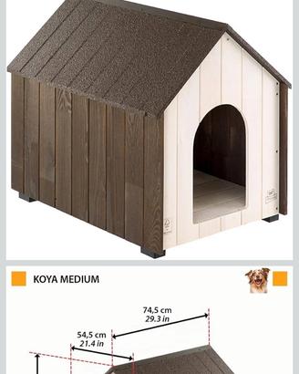 Ferplast KOYA medium 870282 Casetta per Cani 