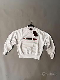 Felpa Gucci bianca in cotone - Nuova