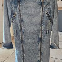 giacca jeans lunga