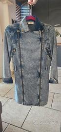 giacca jeans lunga