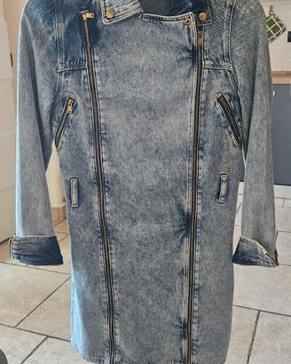 giacca jeans lunga