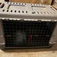 Trasportino gabbia per cani auto