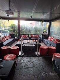 cuscini e pouf Campari