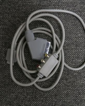 Cavo audio video scart rgb per playstation 1