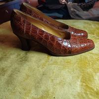 Scarpe décolleté in vero coccodrillo  The Saddler