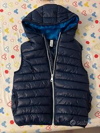 Giubbino smanicato blu